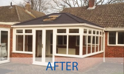 Conservatory roof AFTER Hampshire